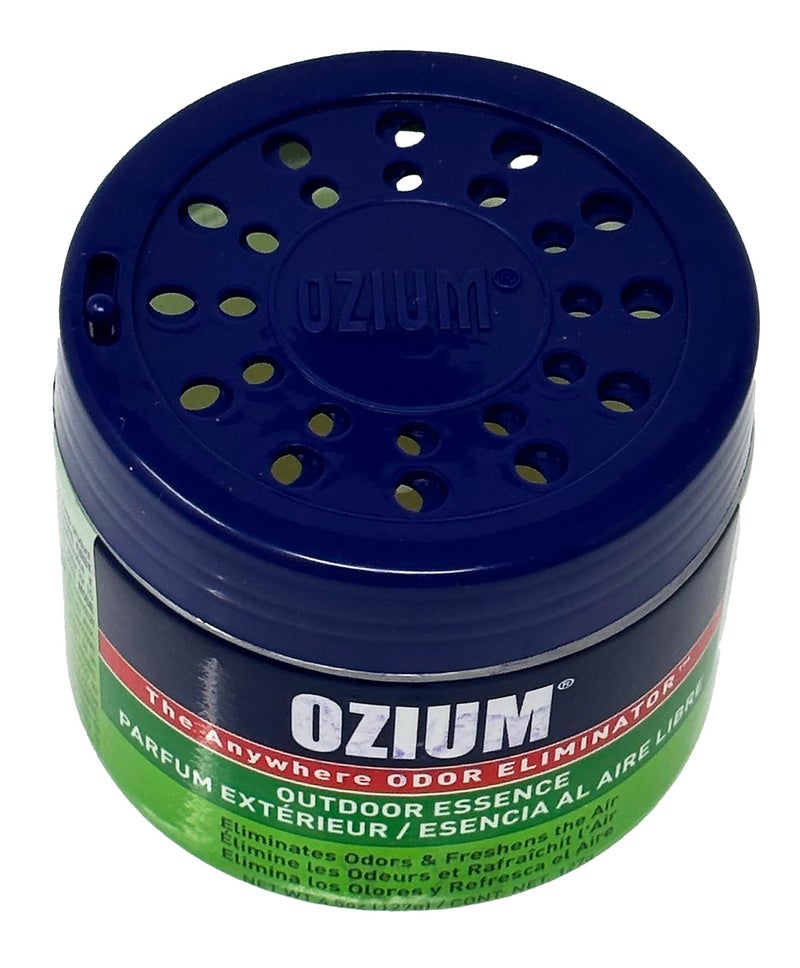 Ozium Air Sanitizer 4.5 oz Gel: Odor Eliminator for Strong Odor, Car Air Freshener (Outdoor Essence, 2 Packs) - Image 2