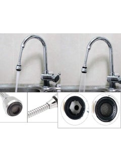N M Z N M Z 360° Turbo Flex Water Saving Faucet Sprayer Silver Color, 1 pcs  - Image 2
