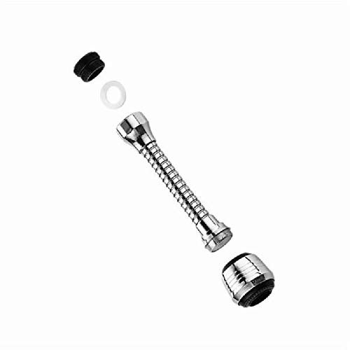 N M Z 360° Turbo Flex Water Saving Faucet Sprayer Silver Color, 1 pcs - Image 4