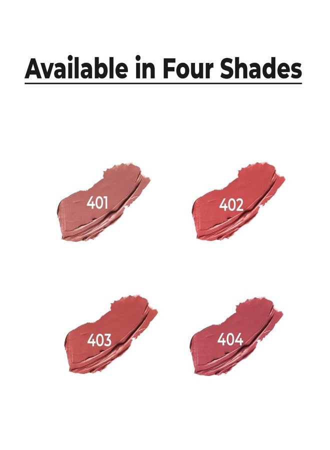Lamel- Silk Cover Silky Cream Lipstick 404- Cream Rose (Neutral Pink)| smooth & nourishing texture |light and weightless|does not spread and lasts for a long time | 3.8gm - Image 4