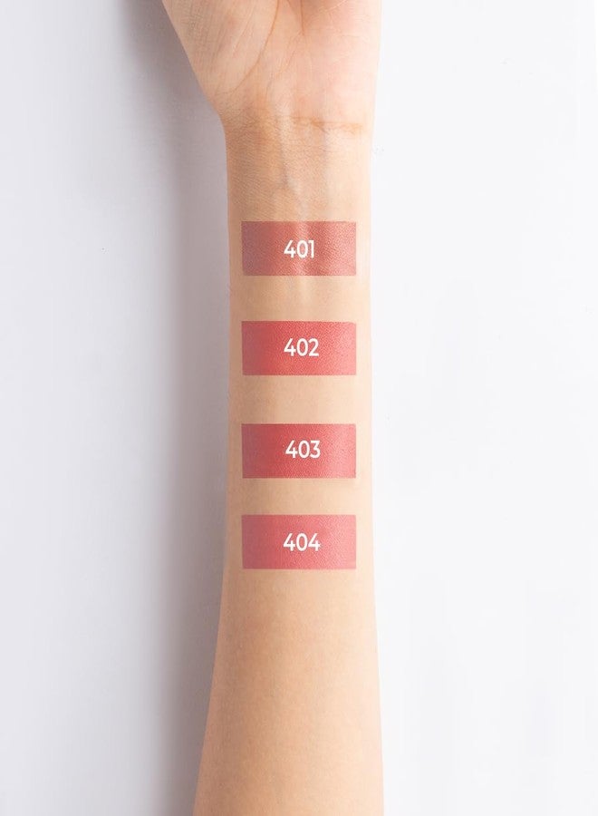 Lamel- Silk Cover Silky Cream Lipstick 404- Cream Rose (Neutral Pink)| smooth & nourishing texture |light and weightless|does not spread and lasts for a long time | 3.8gm - Image 2
