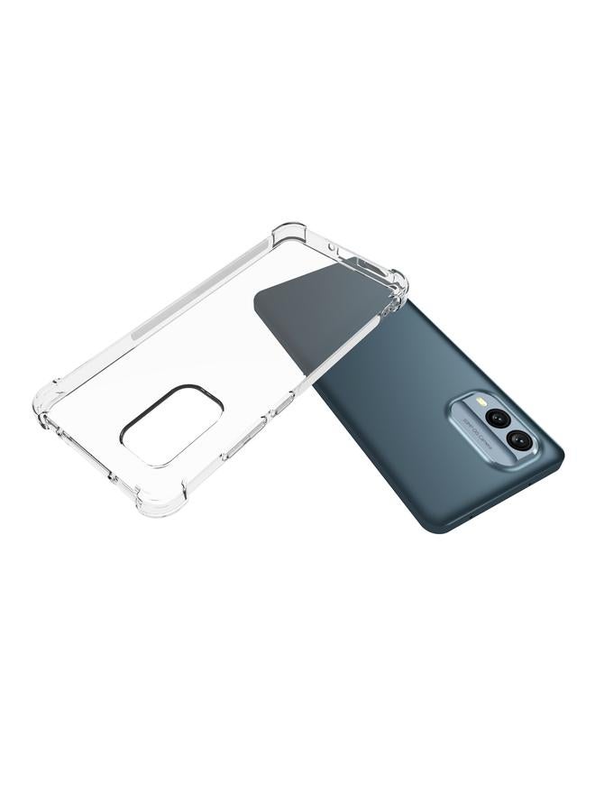 اس-توب جراب لهاتف Nokia X30 5G مقاوم للصدمات ومضاد للانزلاق مصنوع من مادة TPU السميكة - Image 3