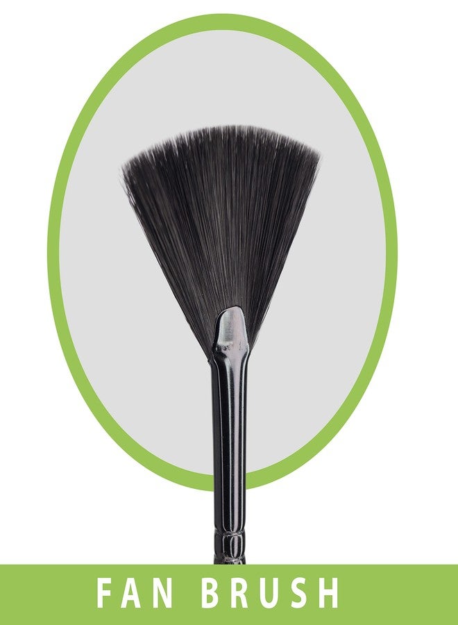 Omidazzle Midazzle Premium Wooden Fan Brush (MIMB00507) - Image 2