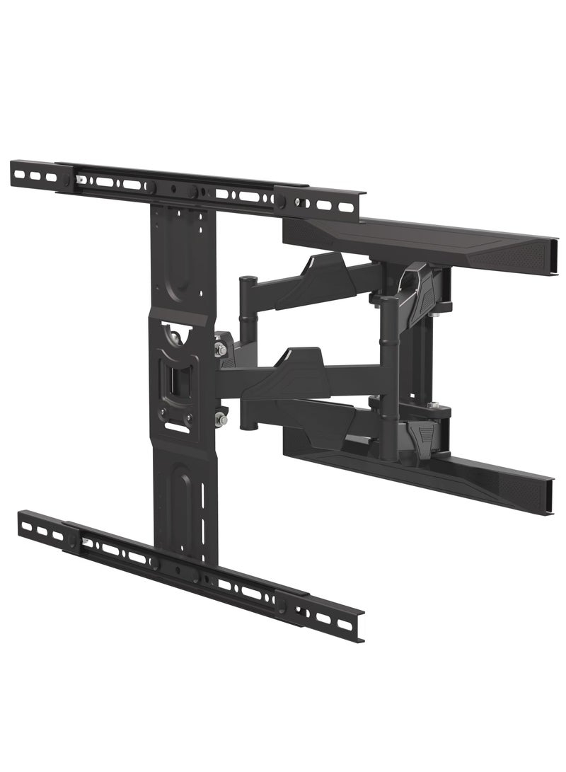 ACPLAY Heavy-Duty TV Wall Mount for 40"-80" | Full Motion Dual Arm | VESA 200x200–600x400 | Holds up to 45.5kg | Tilt & Swivel | Extendable Bracket - Image 2