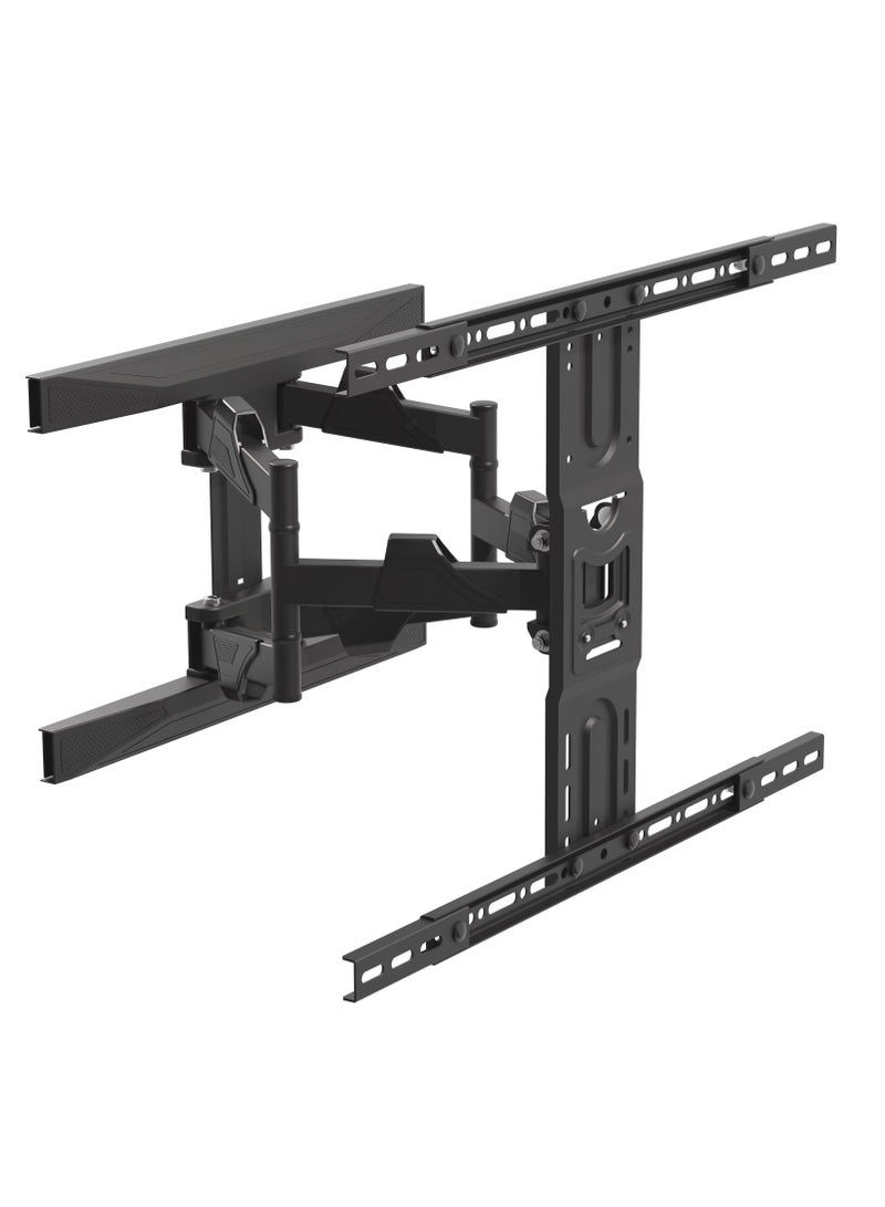 ACPLAY Heavy-Duty TV Wall Mount for 40"-80" | Full Motion Dual Arm | VESA 200x200–600x400 | Holds up to 45.5kg | Tilt & Swivel | Extendable Bracket - Image 1