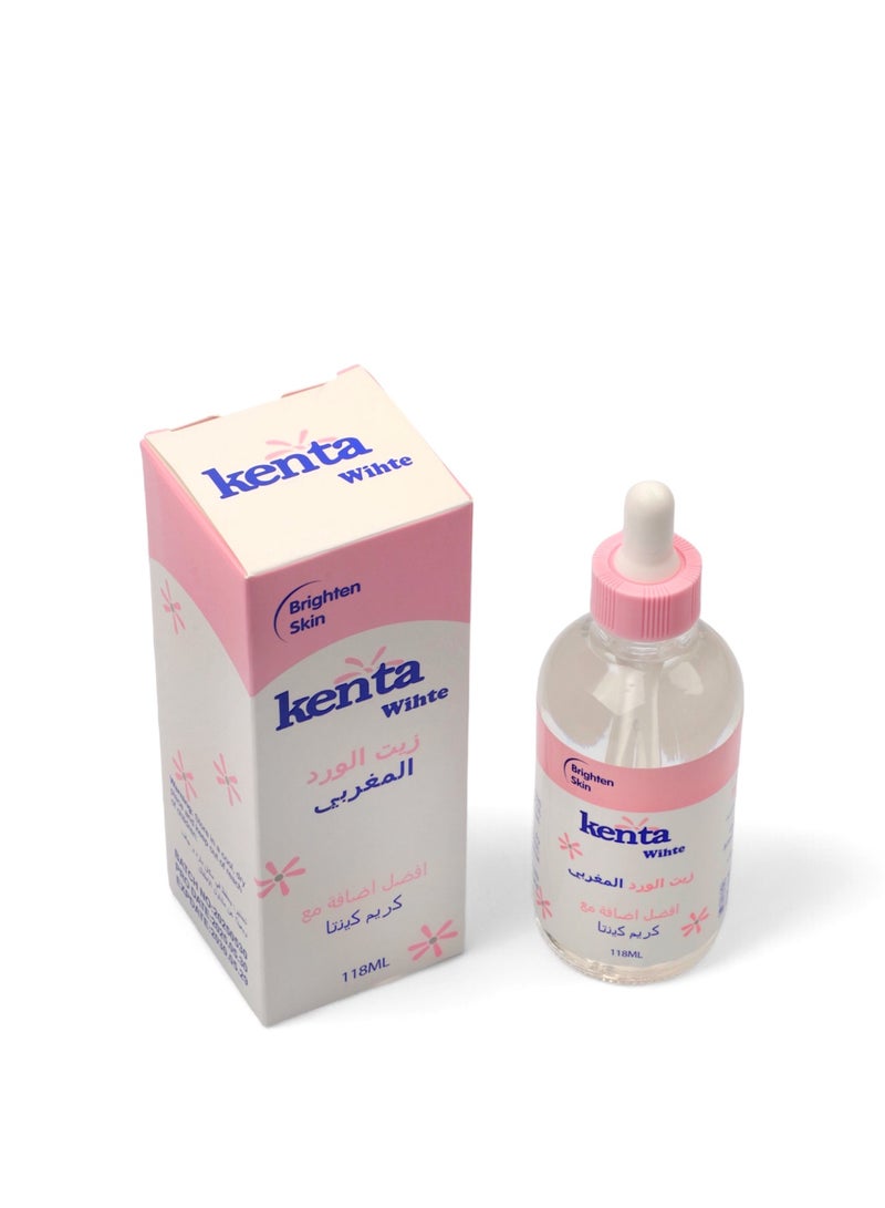 Kenta White Moroccan Rose Oil 118ml - Image 1