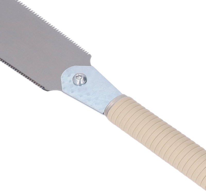 Budget global standard quality Double Sided Hand Saw for Woodworking with High Carbon Steel and Comfortable PE Tan Handle Budget friendly sizing alternatives - Image 4