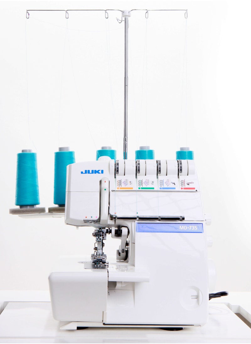 Juki Juki MO-735 5-Thread Serger & Cover Stitch and Chain Stitch Rolled Hem  - Image 3