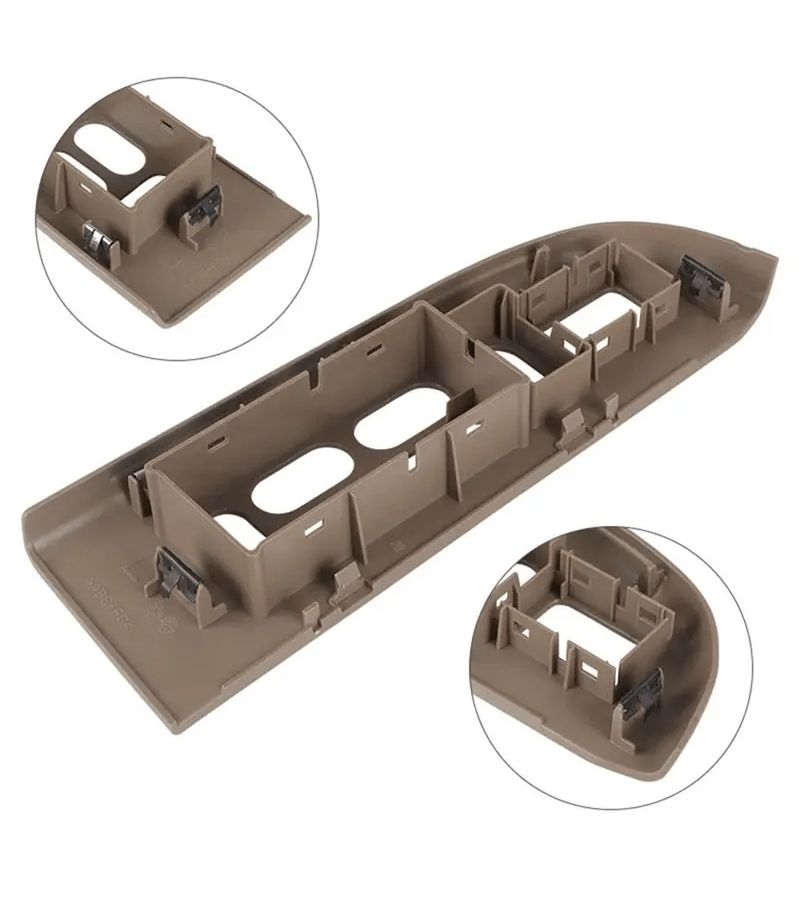 Beige Left Drive Side Car Door Panel Window Switch Bezel Trim Cover For Ford Expedition 2003 2006 - Image 3