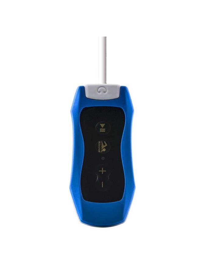 Cross Border Sports Waterproof Mp3 Bluetooth Mini Headset Mp3 Player Running Swimming No Screen Creative Mp3 FM-Body Color:Blue-Memory Capacity:8GB  - Image 1