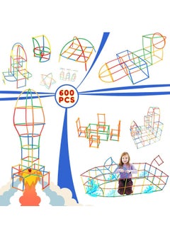 KASTWAVE Construction Toys 600 Pieces Of Straw Toys  - Image 2