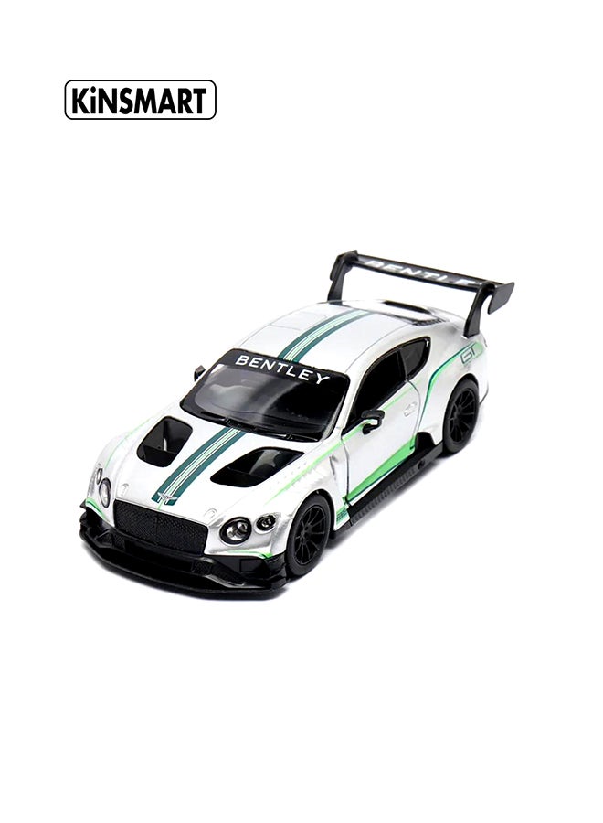 Kinsmart 1:38 Bentley Continental GT3 Die-Cast Model Car – Pull Back Toy for Kids & Collectors - Image 2