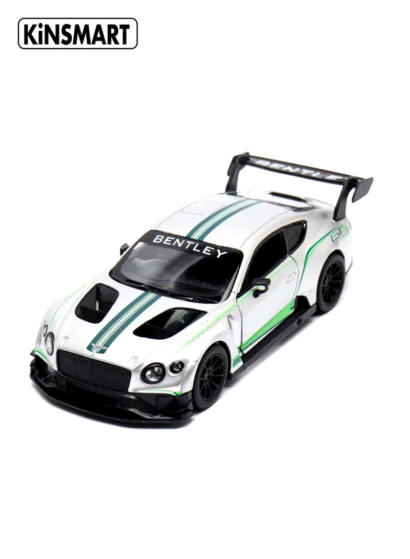 Kinsmart 1:38 Bentley Continental GT3 Die-Cast Model Car – Pull Back Toy for Kids & Collectors - Image 1