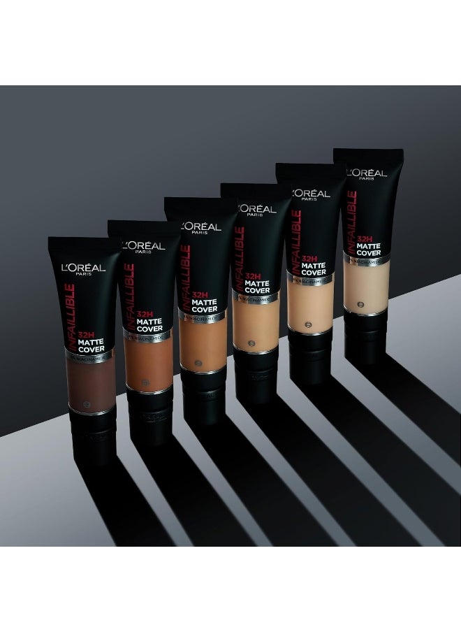 L'OREAL PARIS - Infallible 32H Matte Cover Foundation 200 Neutral Undertone - Image 1
