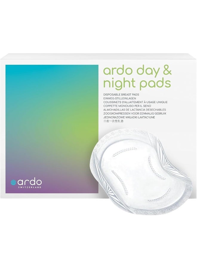 Ardo Day & Night Pads, Breast Pads for Breastfeeding, Ultra Absorbent, Help Prevent Leakage (60 Disposable Nursing Pads, Individually Wrapped) - Image 1