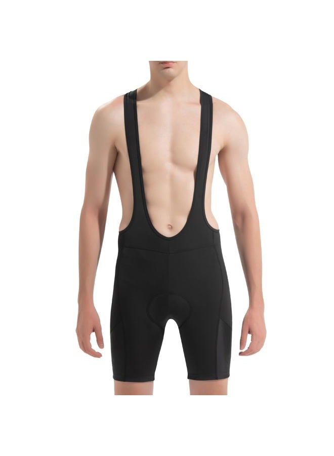 Santic Men's Cycling Bib Shorts 4D Padded Breathable Road Bike Cycling Bibs Biking Bicycle Gel Long Travel, L - Image 2