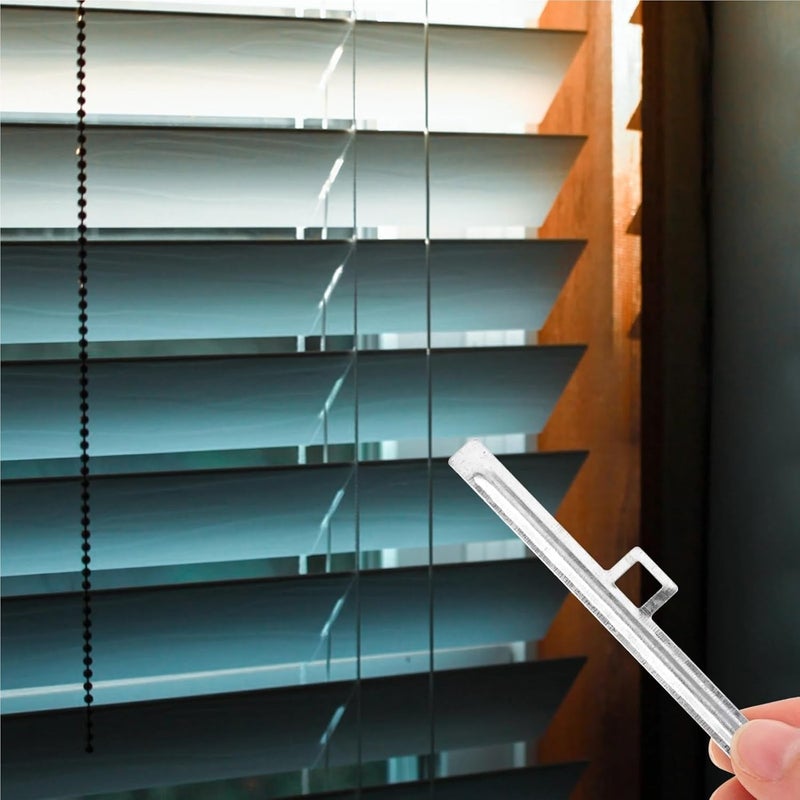 Blinds Replacement Slats Hangers 40pcs Metal Vertical Blind Replacement Tabs, Hangers for Slats Track Repair - Image 5