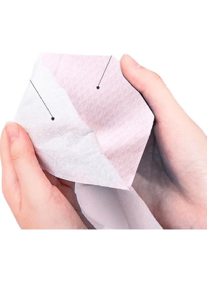 HINCLOUD Disposable Toilet Seat Covers, Pink Travel Adhesive Toilet Seat Protectors, Pink, 10 Pieces - Image 1