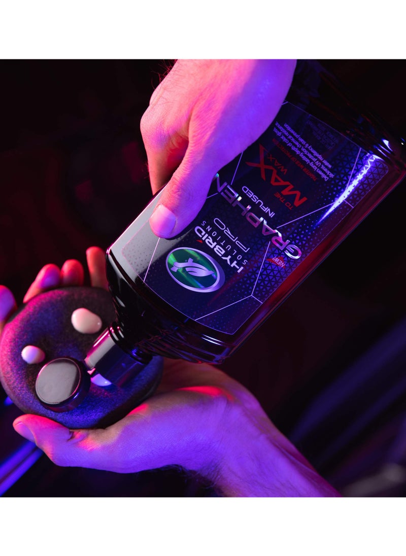 TURTLE Turtle Wax Hybrid Solutions Pro Graphene Infused Max Wax 414ml - Professional Grade Car Protection  - Image 4
