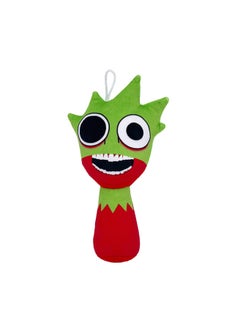 General Rhythm Box Sprunki Game Peripheral 20cm Plush Toy, Realistic Cute Soft Plush Doll, Gift for Boys and Girls Game Fans (Red with Green)  - Image 1
