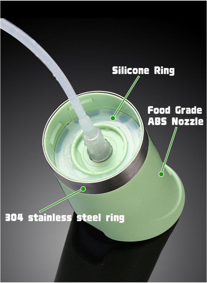 ميكسد زجاجة موزع زيت زجاجي بخاخ زيت الزيتون للطهي - Image 2