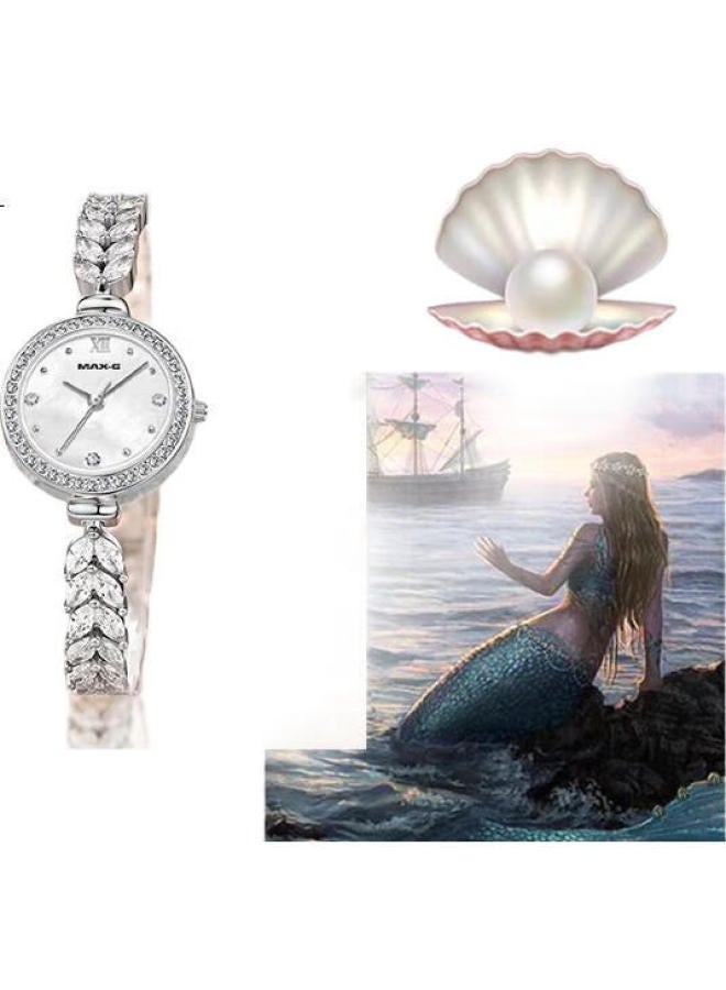MAX-G Mermaid Watch Women Small Dial Niche Bracelet Watch Female Birthday Gift For Bestie Girlfriend - Image 2