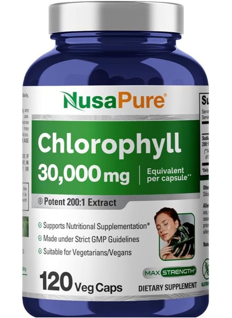 Chlorophyll 30,000mg Equivalent per Capsule 120 Vegetarian - pzsku/ZAF6E2DCC4686E856ED79Z/45/_/1723307493/6a83368a-f819-4ee5-bbd2-0ca83375cd66