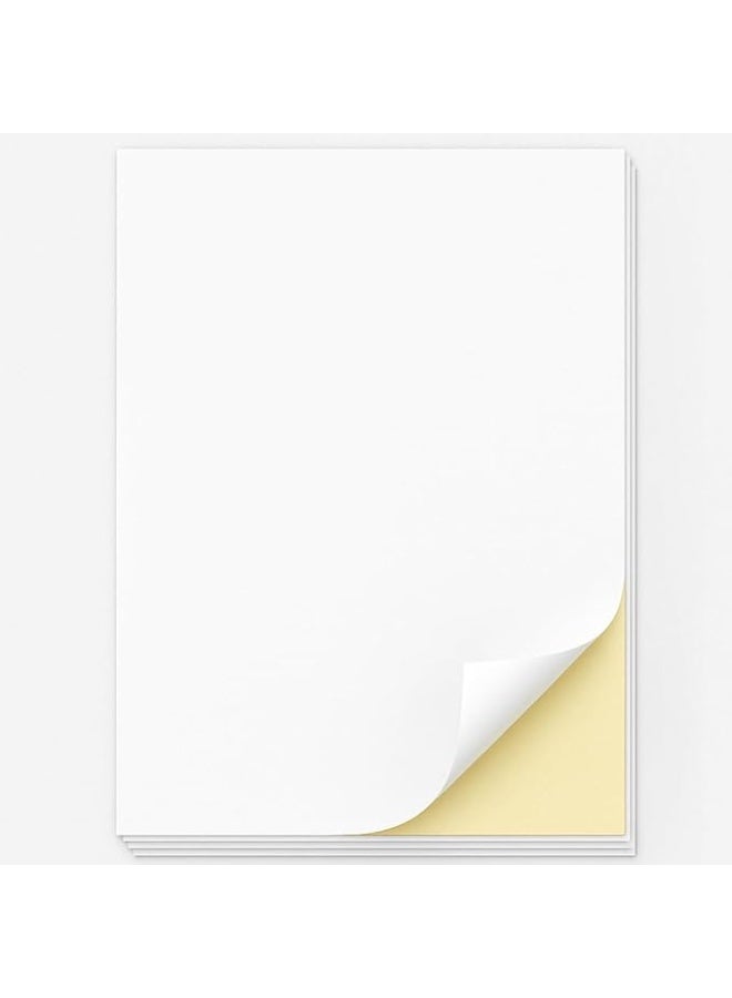 فيرستنوك ورق لاصق A3 غير لامع | ٢٥ ورقة | ملصقات قابلة للطباعة | متوافق مع طابعات نفث الحبر والليزر | للاستخدام المنزلي، المكتبي، المدرسي، الحرفي، والتغليف - Image 1