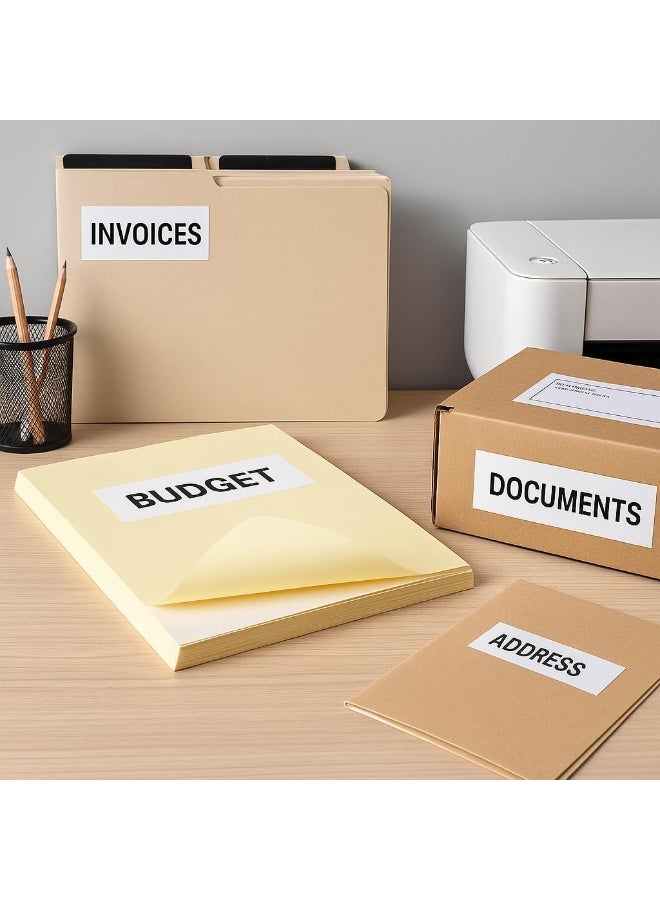 فيرستنوك ورق لاصق A3 غير لامع | ٢٥ ورقة | ملصقات قابلة للطباعة | متوافق مع طابعات نفث الحبر والليزر | للاستخدام المنزلي، المكتبي، المدرسي، الحرفي، والتغليف - Image 5