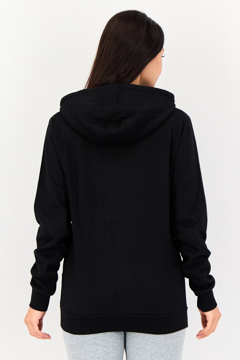 Ellesse Women Sportswear Fit Long Sleeve Outdoor Full Zip Hoodie, Black - Image 2