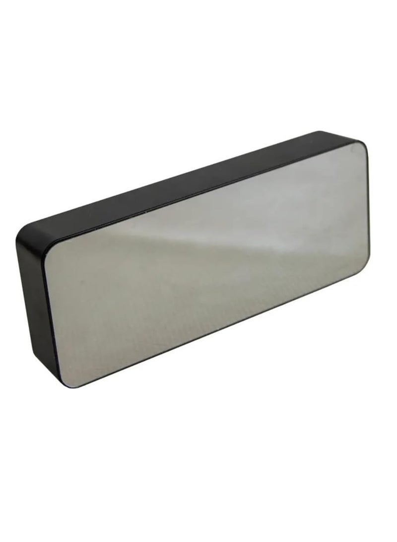 ساعة منبه رقمية LED بمراة مع تقويم لدرجة الحرارة والتاريخ غفوة سطوع قابل للتعديل تعمل بمنفذ USB والبطارية ساعات تصلح للمنزل والمكتب - Image 4