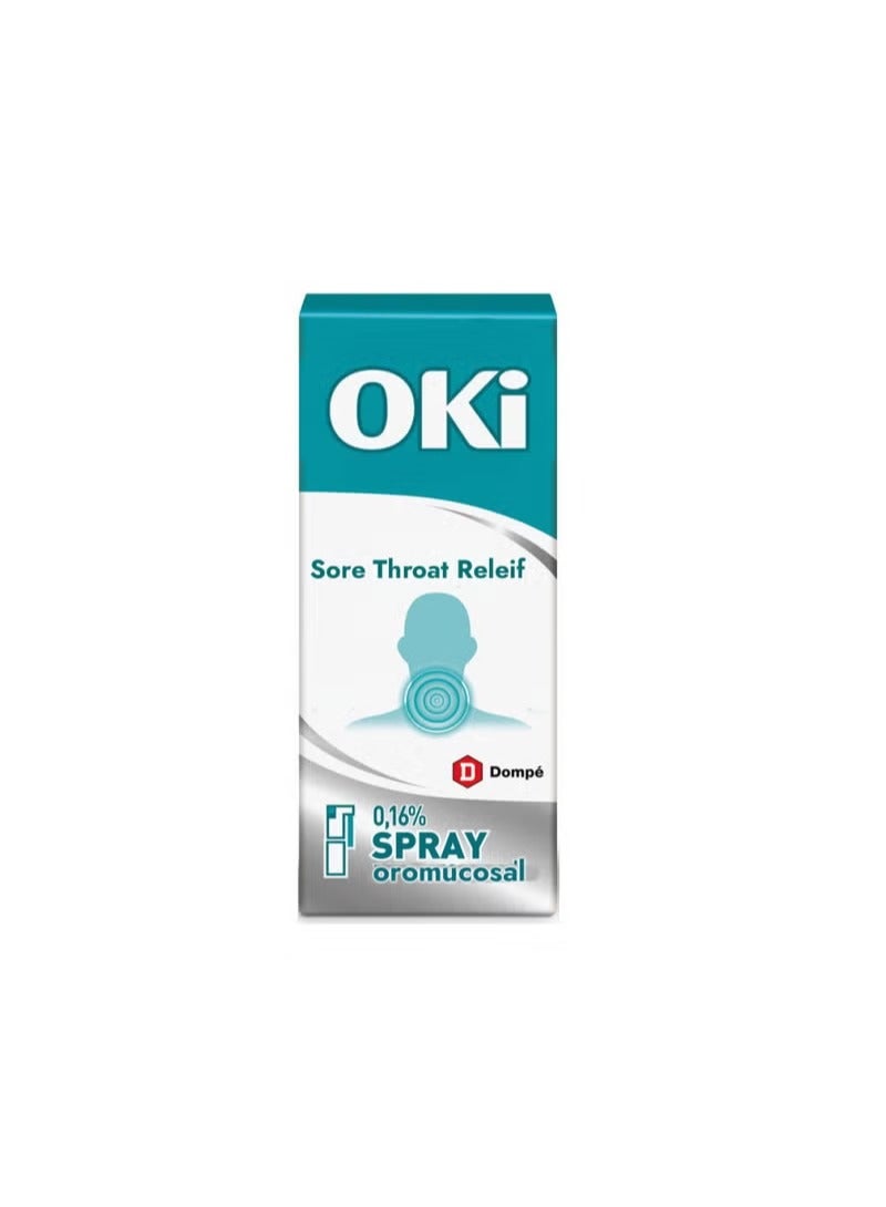 Oki Sore Throat Relief Spray 0.16% 15ml