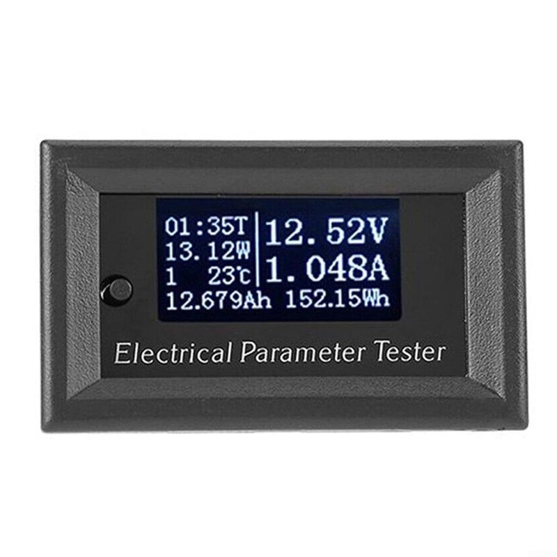 33V 3A 7 In 1 Electrical Parameter Tester Battery Capacity Indicator Voltmeter White - Image 1
