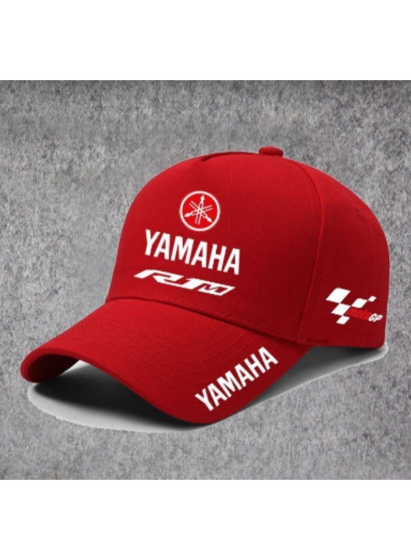 YAMAHA قبعة بيسبول حمراء من ياماها موتو جي بي