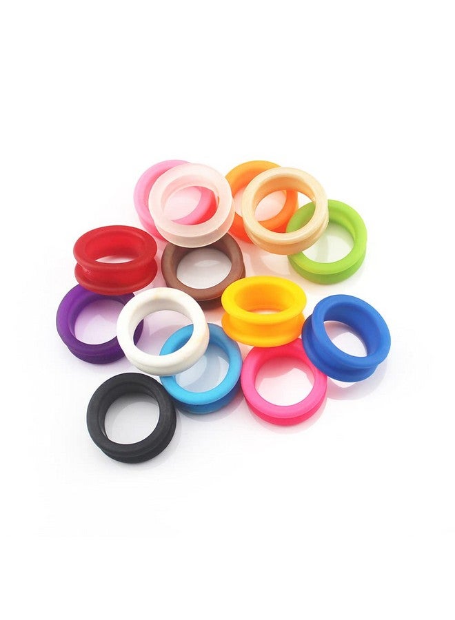 ccHuDE 12 Pcs Barber Hairdressing Scissors Pet Scissors Finger Rings Grips Inserts Grooming Shear Thumb Insert for Pet Shears - Image 3