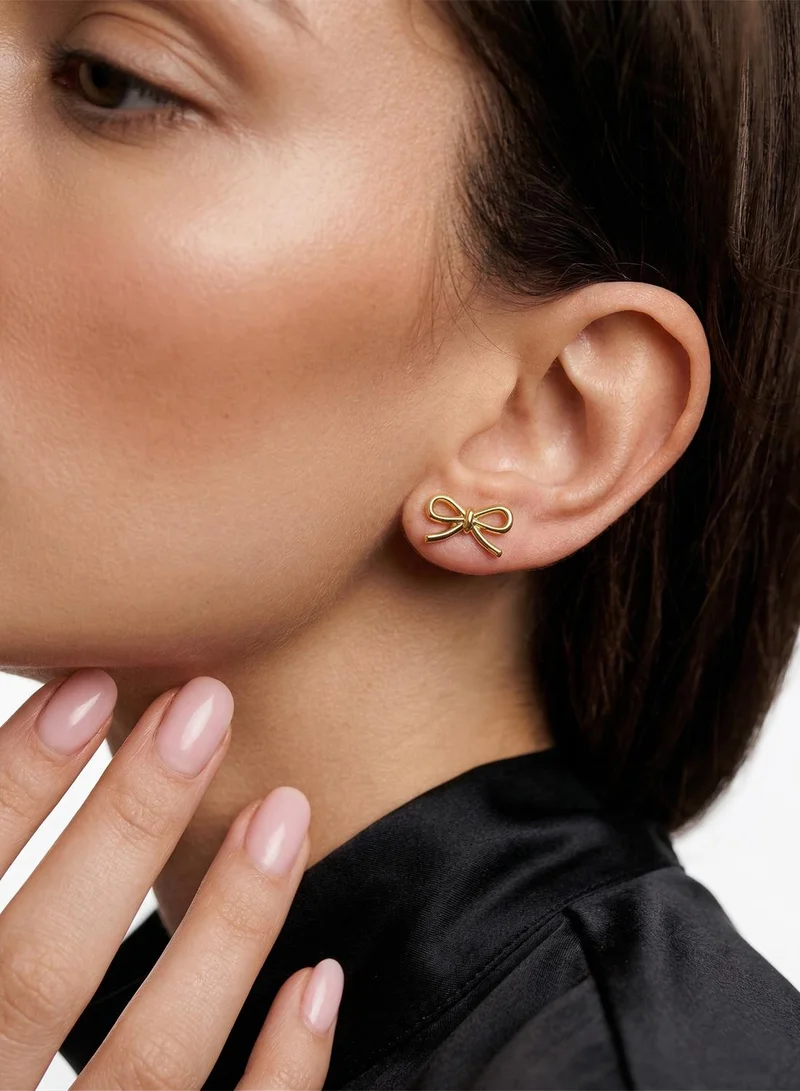 Ted Baker  BROOKE: Mini Metal Bow Stud Earrings for Women | Best Price UAE