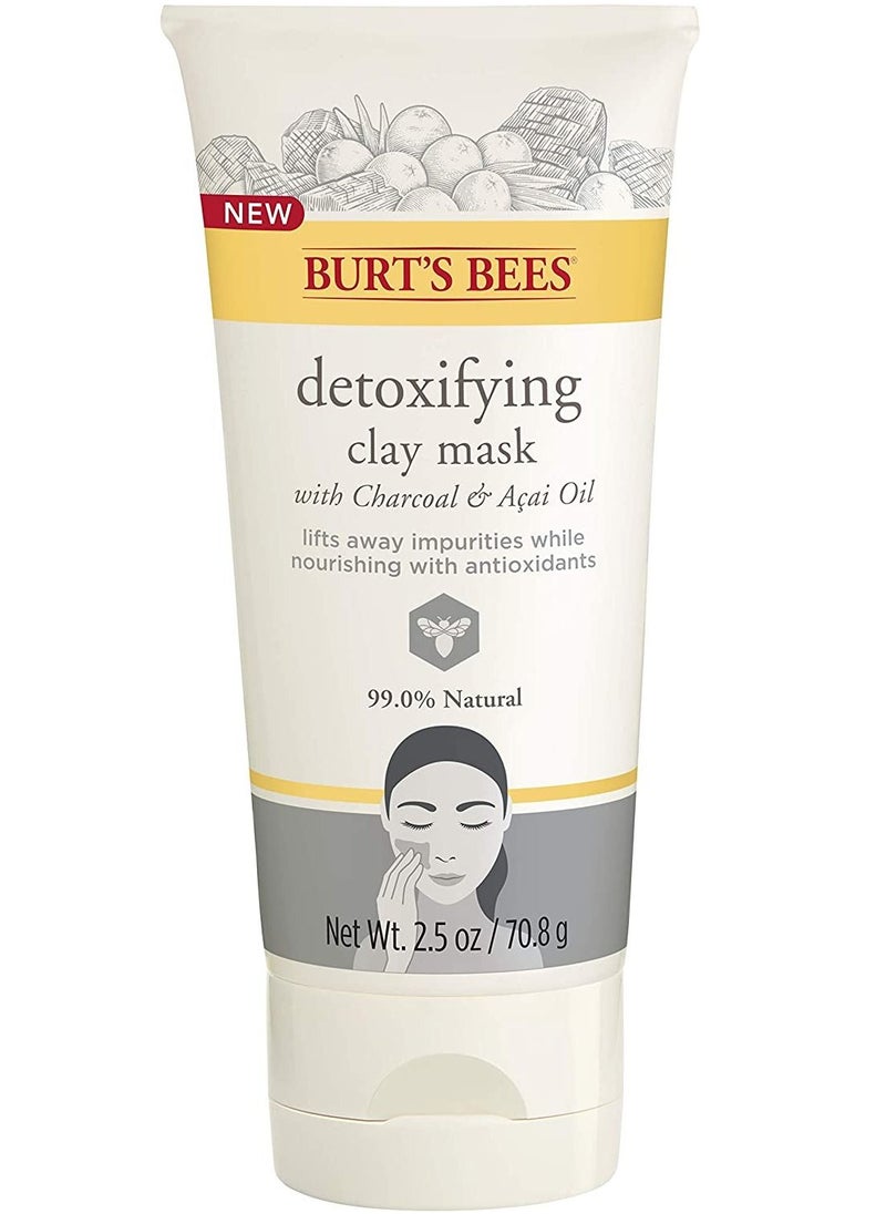 Burts Bees Burts Bees Detoxifying Clay Mask for Unisex 2.5 oz Mask  - Image 1