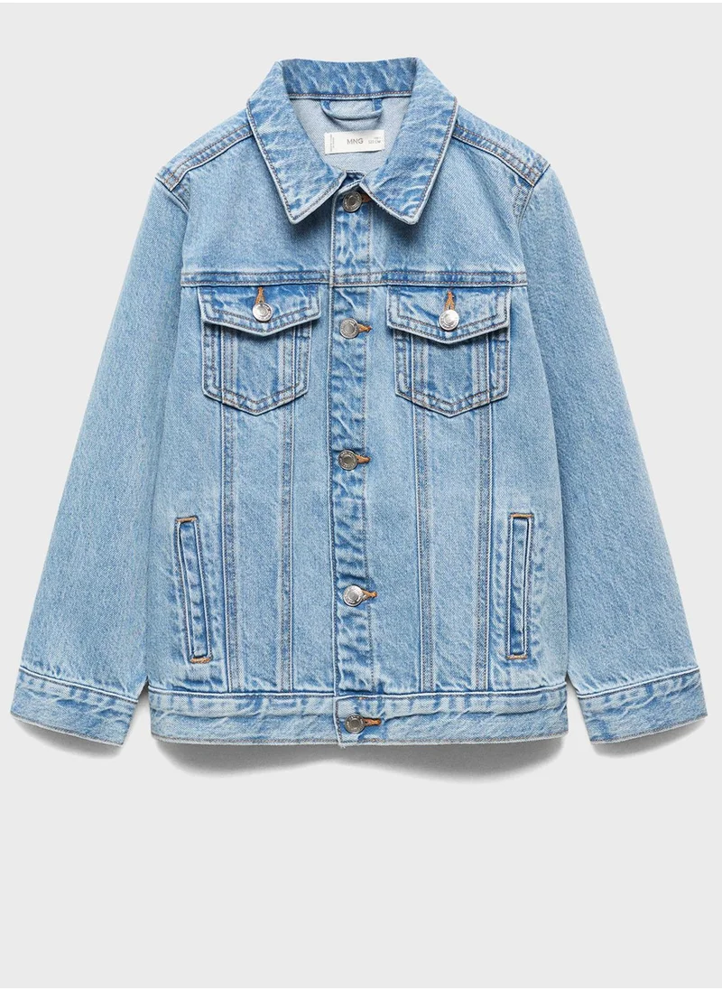 MANGO Kids Pocket Detail Jacket