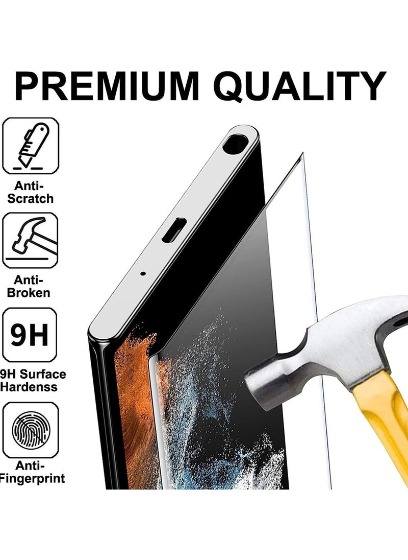 vesus Galaxy S22 Ultra Privacy Screen Protectorï¼ŒS22 Ultra Screen Protector -Anti-Spy 9H Hardness HD Tempered Glass Black Film - Image 5