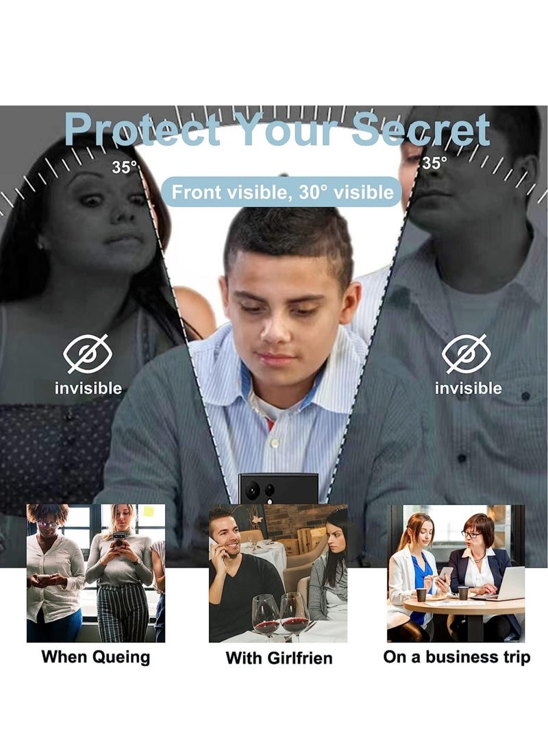 vesus Galaxy S22 Ultra Privacy Screen Protectorï¼ŒS22 Ultra Screen Protector -Anti-Spy 9H Hardness HD Tempered Glass Black Film - Image 3