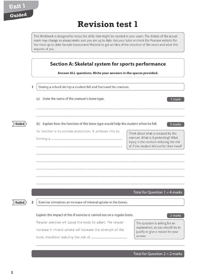 null - Pearson REVISE BTEC National Sport Units 1 & 2 Rev - Image 1