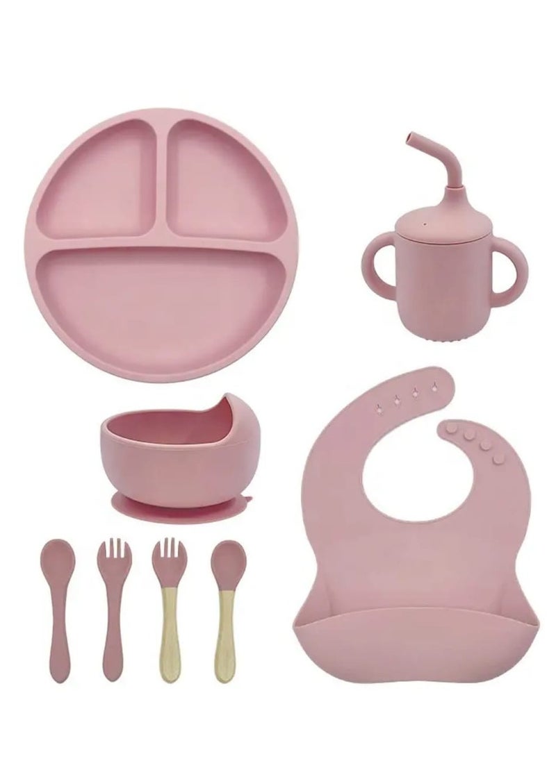 Generic Silicone Baby Cutlery Set - Complete 8 Pieces  - Image 1