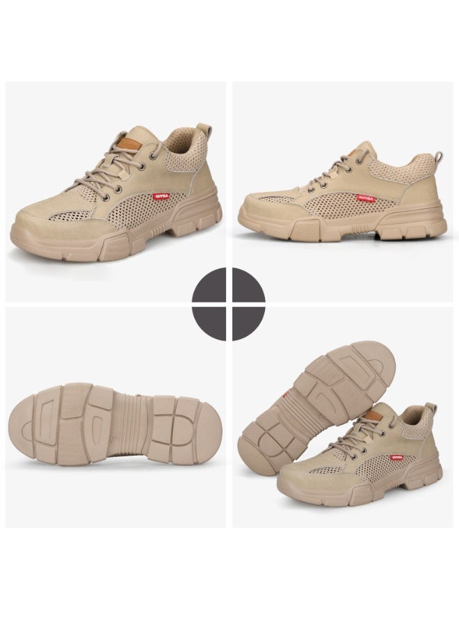GUYISA Waterproof Work Boots Safety Steel Toe Shoes Men Lightweight Work Sneakers Safety Shoes Men Protective Boots Steel Toe Shoes - Image 4