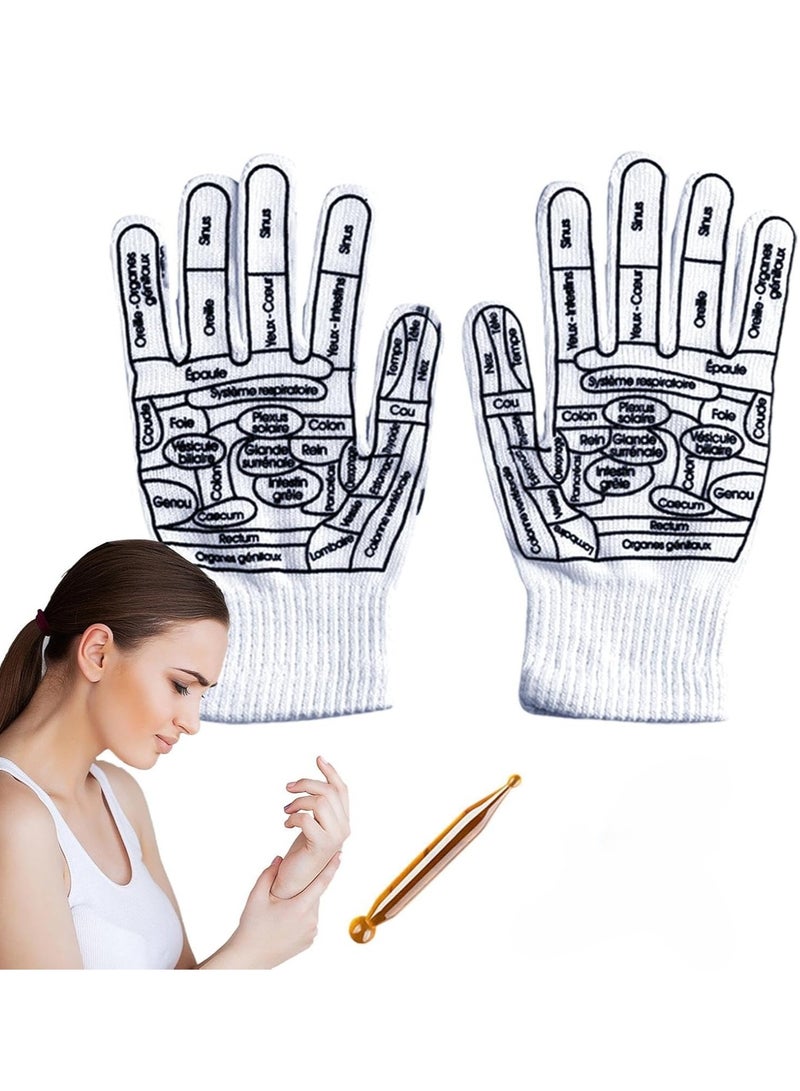 Generic 1pc Pressures Reflexology Gloves, Targeted Reflexology Foot Massager | Foot Relief Sleeves with Point Massage Tools, Anti Blister Feet Soothing Solution for Women Men Foot  - Image 1