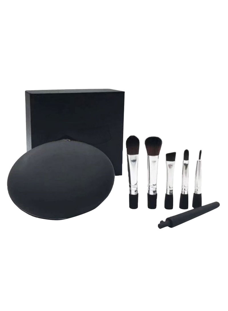 NIBEMINENT 5-Piece Multi Functional Makeup Brush Set Multicolour