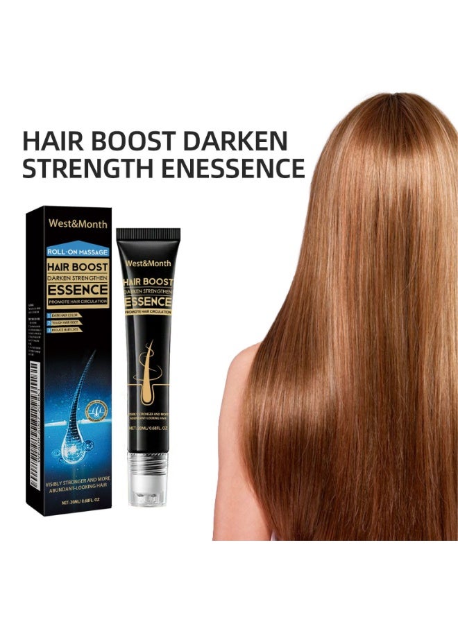WEST MONTH Natural hair growth treatment for men and women，Enhanced hair growth serum，Repairing hair serum， Daily hair serum suitable for all hair types，20ml - Image 2