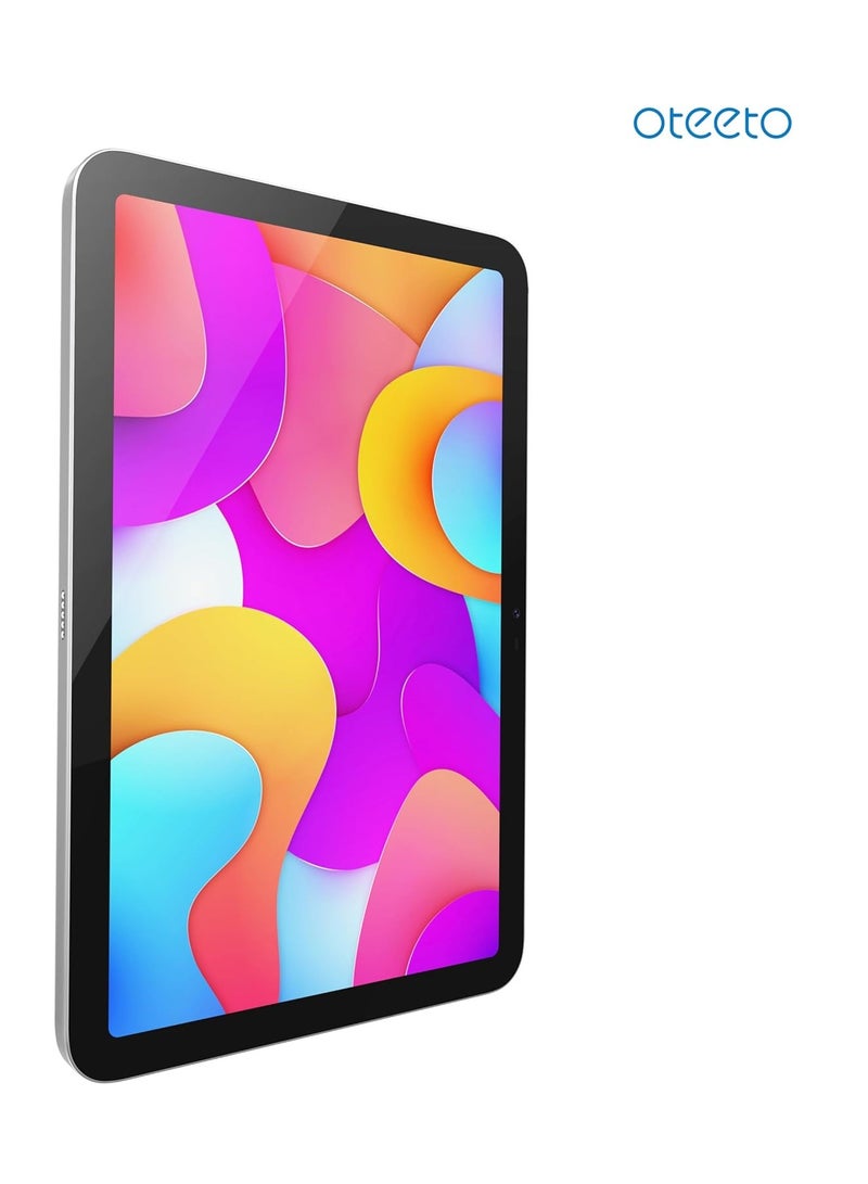 OTEETO TAB 15 Tablet/10.1 Inch/4G SIM/iOS Style Operating System/5G Dual SIM/Octa Core Processor/Included Flip Cover&Keyboard/8GB RAM + 512 GB ROM/Android 13/6000 mAh/8MP Front+13 MP Rear (Silver) - Image 2