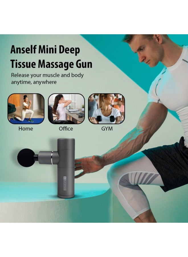 JC BUCKMAN JoyUs Deep Tissue Percussion Massage Gun – Powerful Portable Gun Massager for Full Body Massage & Targeted Pain Relief, High Intensity Low Noise Technology for Muscle Recovery & Soreness Relief, Professional Handheld Massage Gun with Multiple Massage Heads & Adjustable Speed Levels, Ideal for Athletes, Gym, Home Use, Back, Neck, Shoulder & Leg Therapy, Quiet Performance Muscle Relaxation Device - Image 2