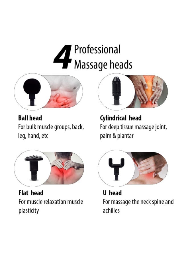 JC BUCKMAN JoyUs Deep Tissue Percussion Massage Gun – Powerful Portable Gun Massager for Full Body Massage & Targeted Pain Relief, High Intensity Low Noise Technology for Muscle Recovery & Soreness Relief, Professional Handheld Massage Gun with Multiple Massage Heads & Adjustable Speed Levels, Ideal for Athletes, Gym, Home Use, Back, Neck, Shoulder & Leg Therapy, Quiet Performance Muscle Relaxation Device - Image 5