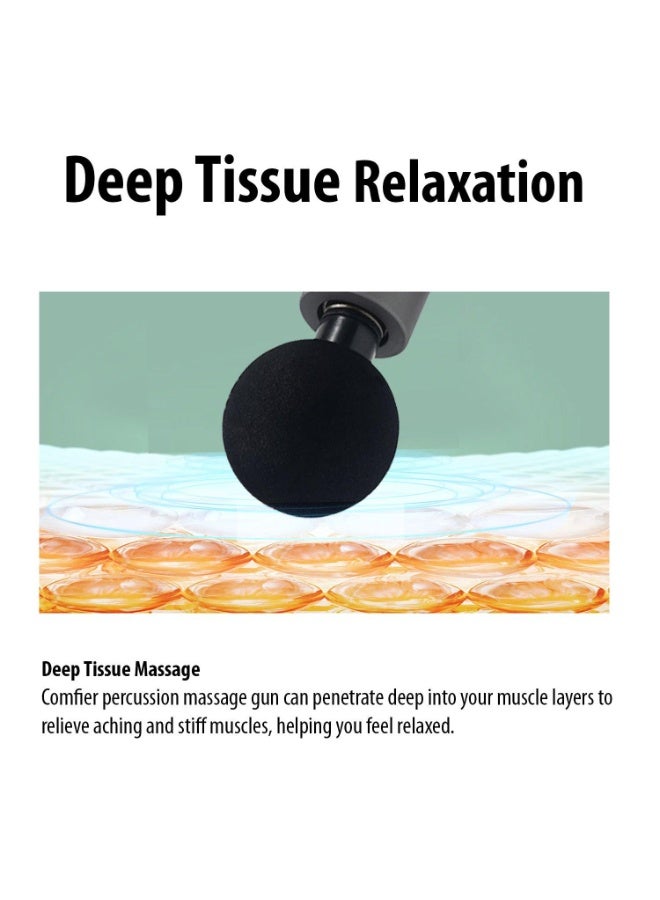 JC BUCKMAN JoyUs Deep Tissue Percussion Massage Gun – Powerful Portable Gun Massager for Full Body Massage & Targeted Pain Relief, High Intensity Low Noise Technology for Muscle Recovery & Soreness Relief, Professional Handheld Massage Gun with Multiple Massage Heads & Adjustable Speed Levels, Ideal for Athletes, Gym, Home Use, Back, Neck, Shoulder & Leg Therapy, Quiet Performance Muscle Relaxation Device - Image 4